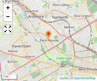 Map of Presentation Bvm School-penn Wyne