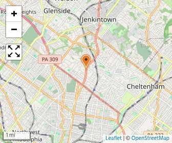Map of Perelman Jewish Day School-foreman Center