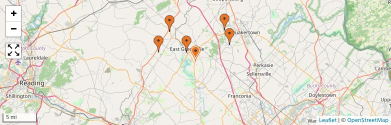 Related schools map