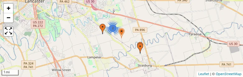 Related schools map