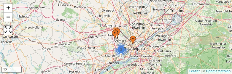 Related schools map