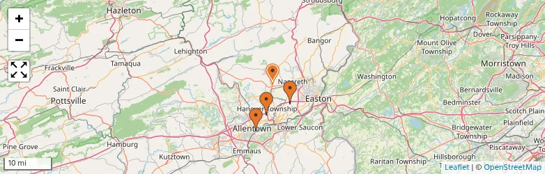 Related schools map