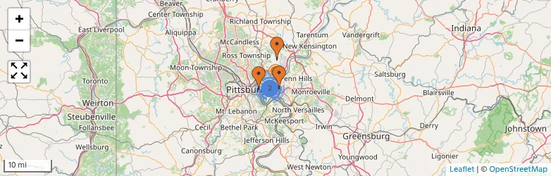 Related schools map