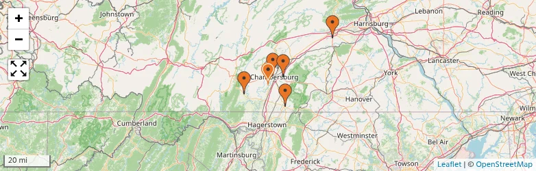 Related schools map