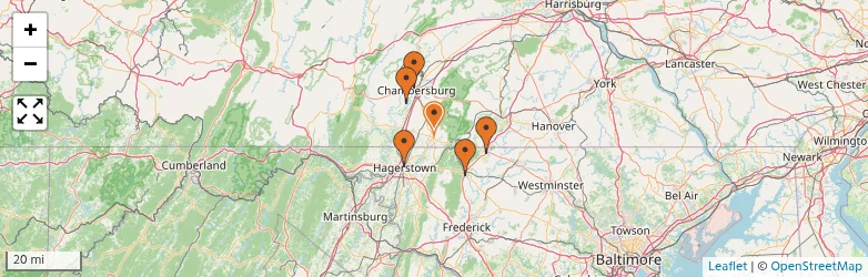 Related schools map