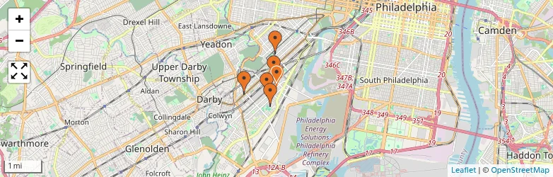 Related schools map