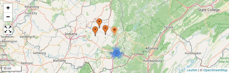 Related schools map