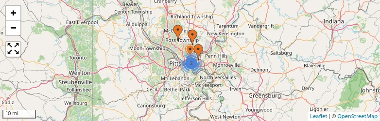 Related schools map