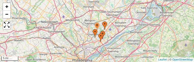Related schools map