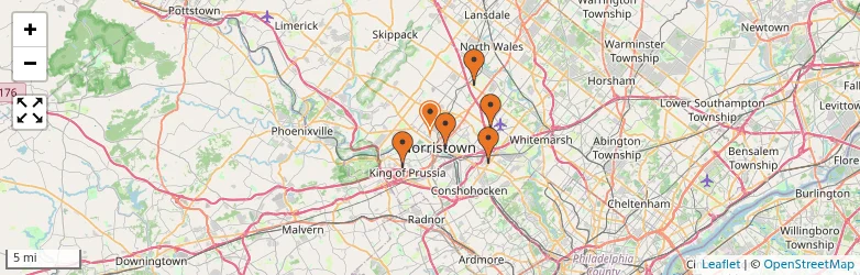 Related schools map