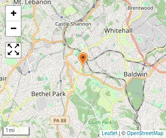 Map of St. Katharine Drexel School