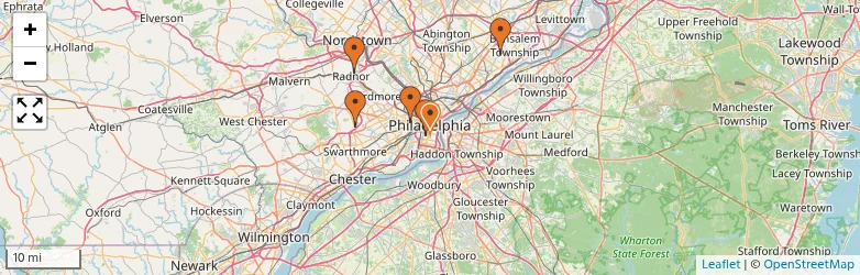 Related schools map