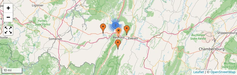 Related schools map