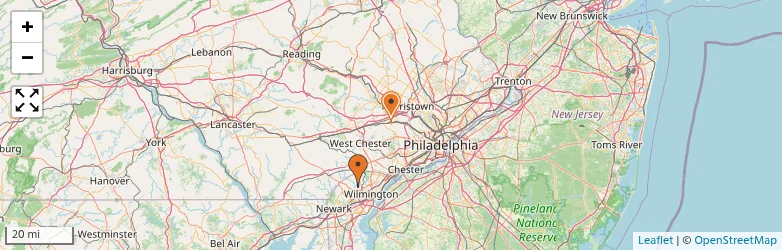 Related schools map