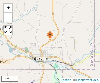 Map of Titusville Wesleyan Methodist Academy