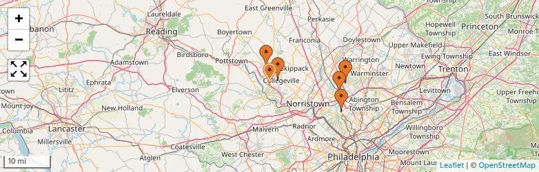 Related schools map