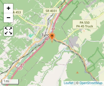 Map of White Oak School
