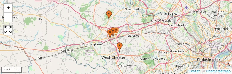 Related schools map
