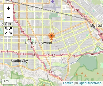 Map of Joyces Toluca Lake Preschool & Kindergarten