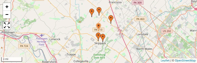 Related schools map