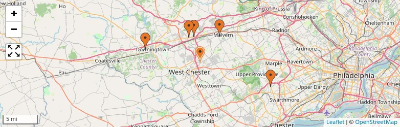 Related schools map