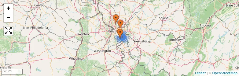 Related schools map