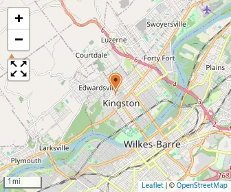 Map of Wyoming Valley Montessori School