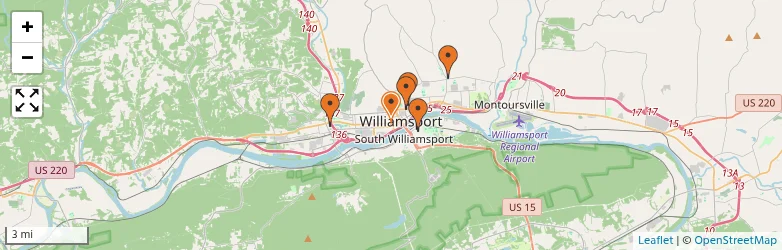 Related schools map