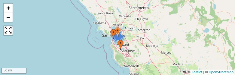 Related schools map