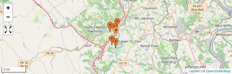 Related schools map