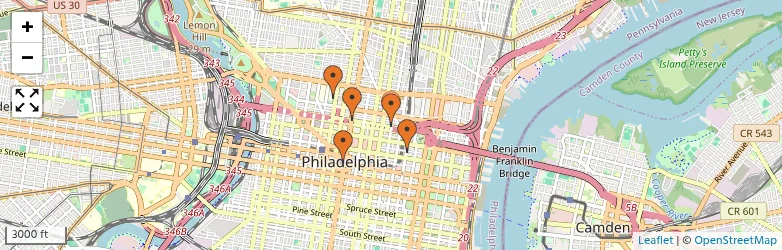 Related schools map