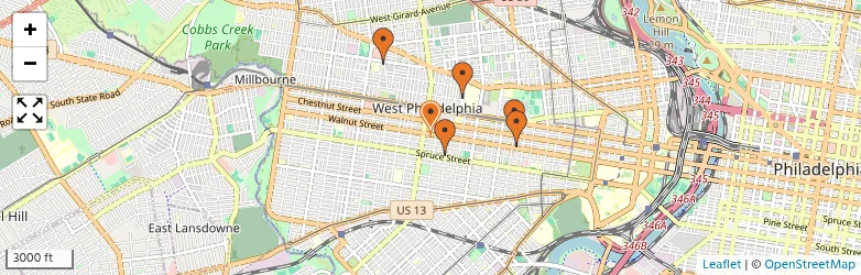 Related schools map