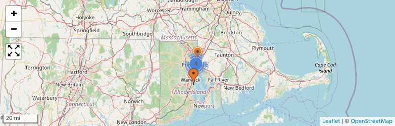 Related schools map