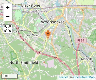 Map of The Arc Of Northern R I