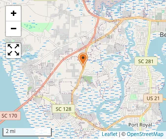Map of Beaufort Christian School