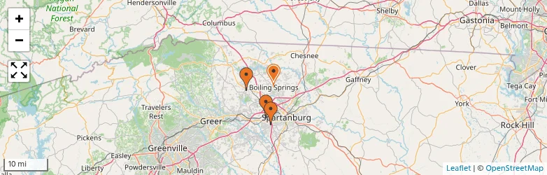 Related schools map