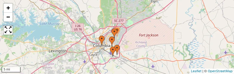 Related schools map