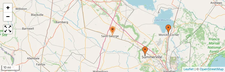 Related schools map