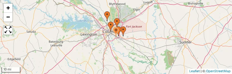 Related schools map