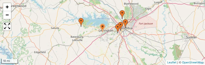 Related schools map