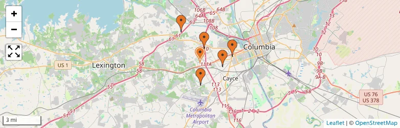 Related schools map