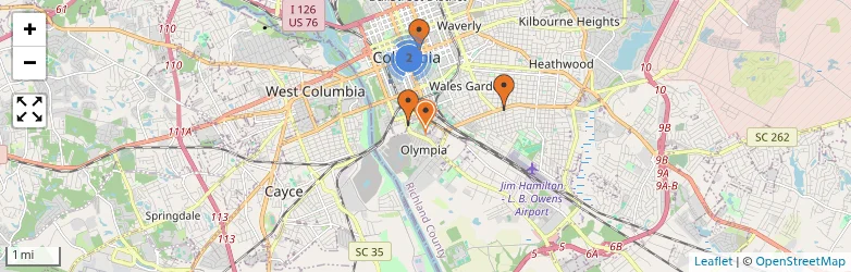 Related schools map