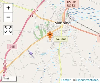 Map of Laurence Manning Academy