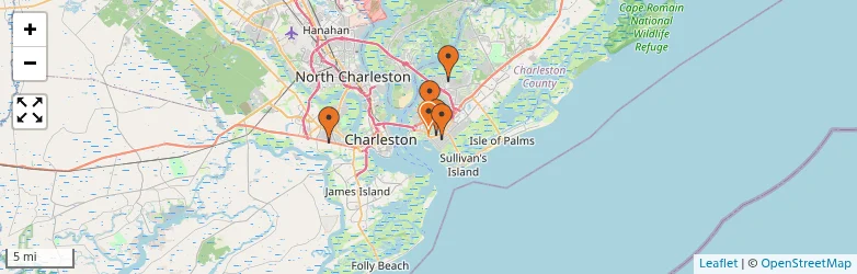 Related schools map