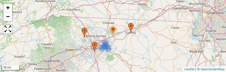 Related schools map