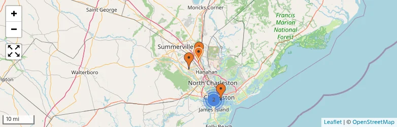 Related schools map