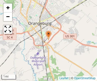 Map of Orangeburg Christian Academy