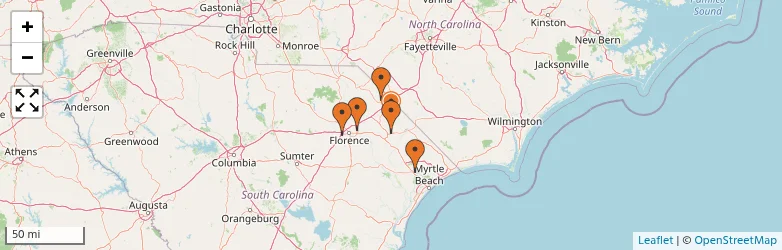 Related schools map