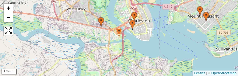 Related schools map