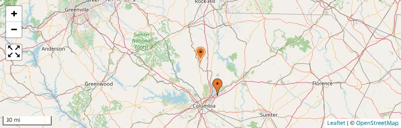 Related schools map
